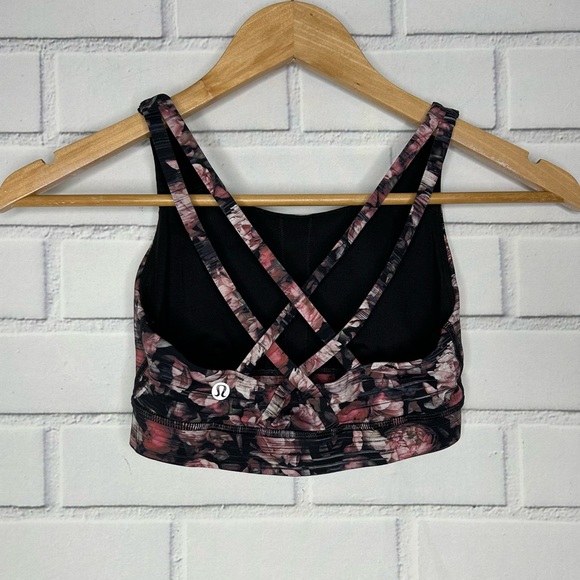 Lululemon Floral Energy Bra size 4 - Picture 3 of 5